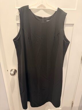 Jessica London Black Sheath Dress 24W Sleeveless Career Work Office Plus Size